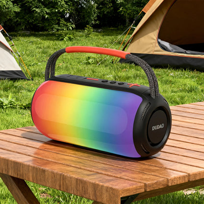 Prenosni Bluetooth zvočnik Dudao Y21, 2 x 5W, TWS, RGB, črn