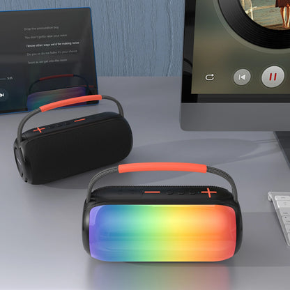 Prenosni Bluetooth zvočnik Dudao Y21, 2 x 5W, TWS, RGB, črn
