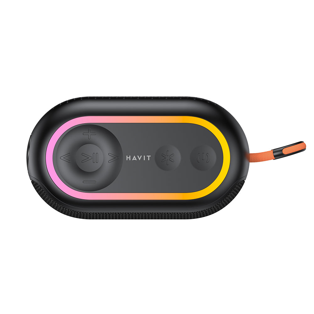 Prenosni Bluetooth zvočnik HAVIT SK809BT, 7W, RGB, vodoodporen, črn