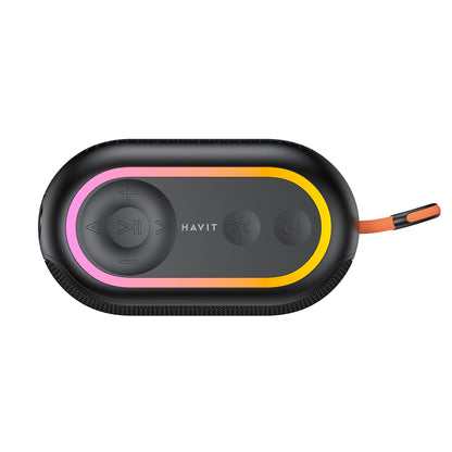 Prenosni Bluetooth zvočnik HAVIT SK809BT, 7W, RGB, vodoodporen, črn