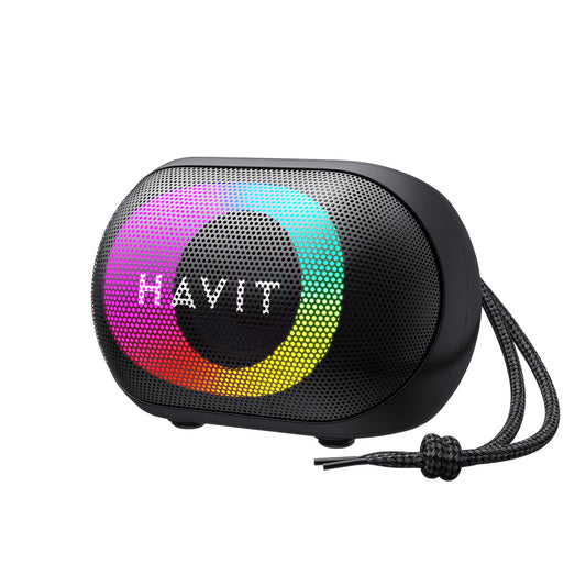 Prenosni Bluetooth zvočnik HAVIT SK885BT, 8W, RGB, vodoodporen, črn