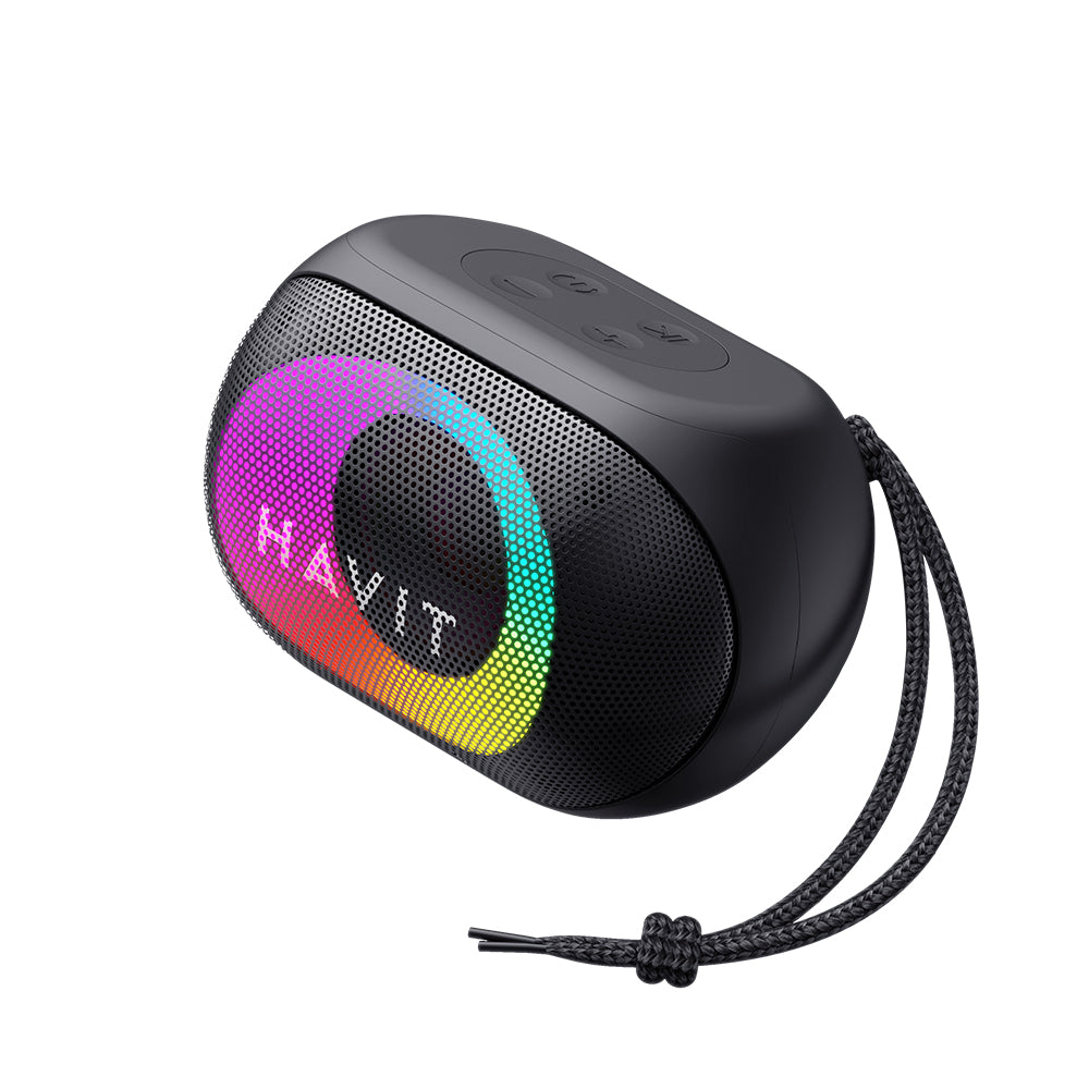 Portable Bluetooth Speaker HAVIT SK885BT, 8W, RGB, Waterproof, Black