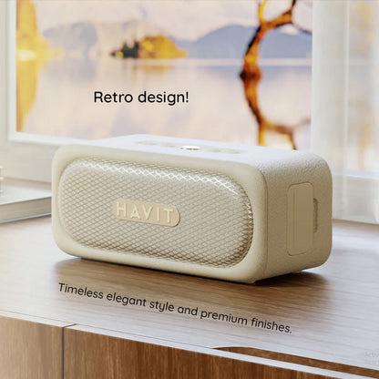 Bluetooth zvočnik HAVIT SK905BT, 20W, Vodoodporen, Bež