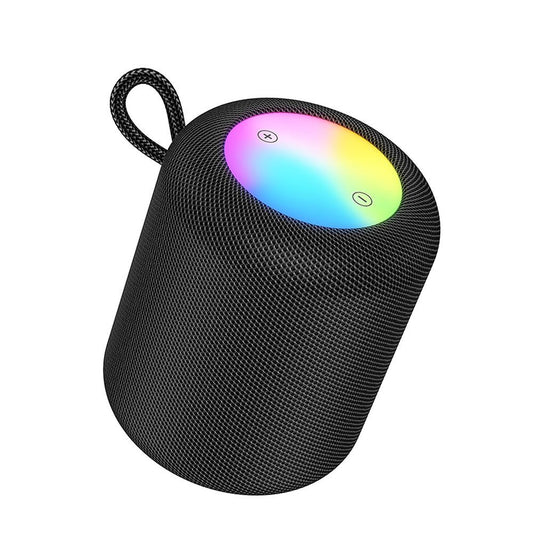 Prenosni Bluetooth zvočnik HOCO HC30, 5W, TWS, RGB, črn