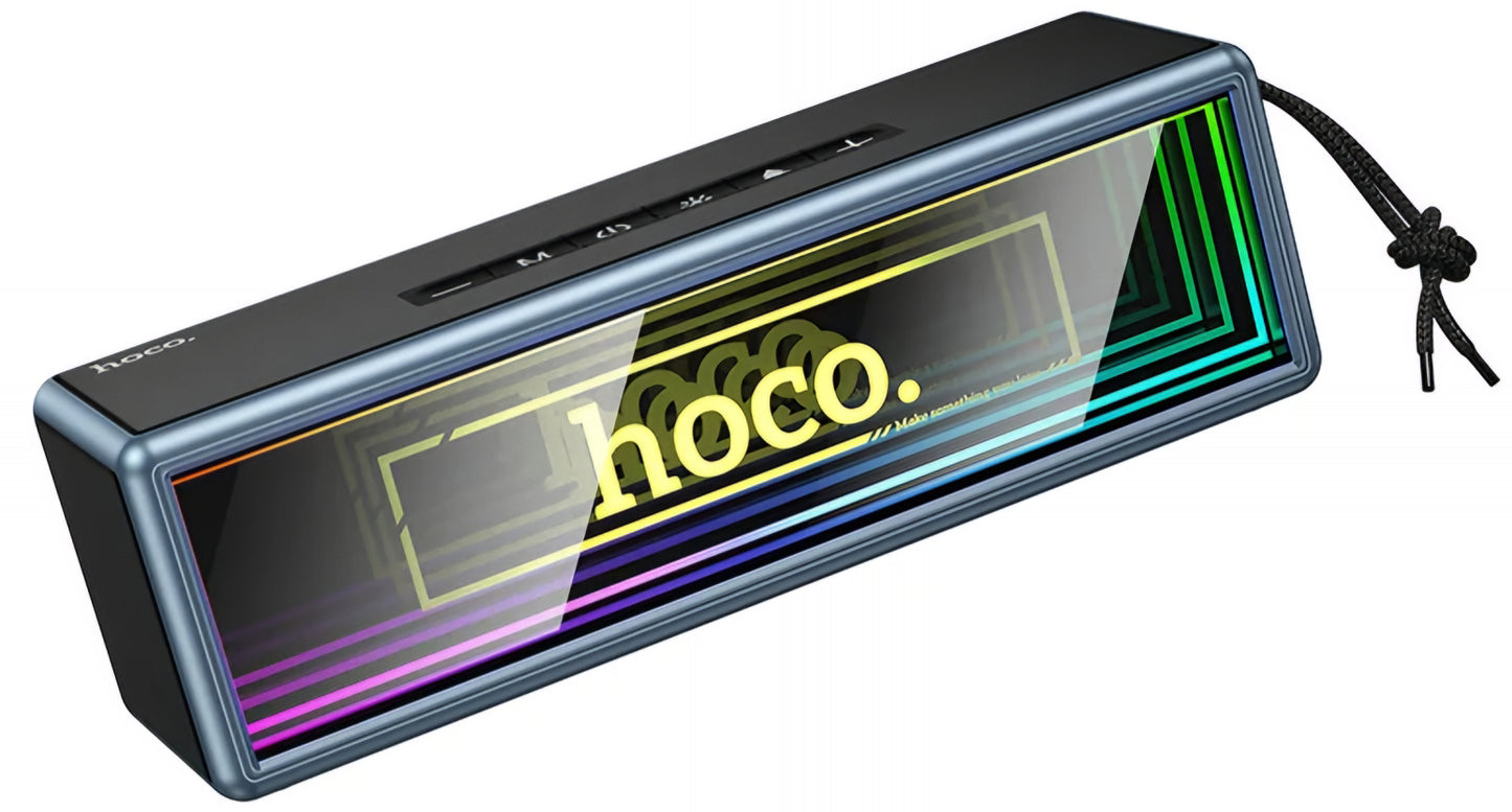 Prenosni Bluetooth zvočnik HOCO HC40, 2 x 10W, TWS, RGB, črn