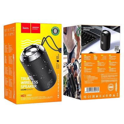 Prenosni Bluetooth zvočnik HOCO HC1, 5W, TWS, vodoodporen, črn