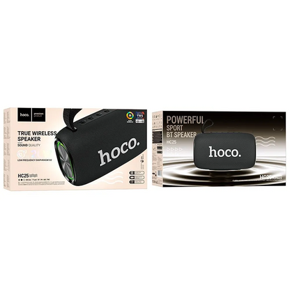 Prenosni Bluetooth zvočnik HOCO HC25, 2 x 10W, TWS, črn