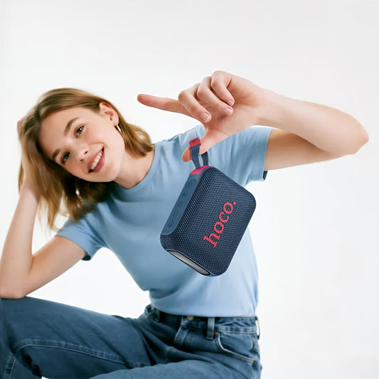 Prenosni Bluetooth zvočnik HOCO HC31, 10W, TWS, RGB, vodoodporen, mornarsko modra