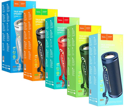 Prenosni Bluetooth zvočnik HOCO HC9 Dazzling Pulse Sports, 10W, TWS, RGB, Modra