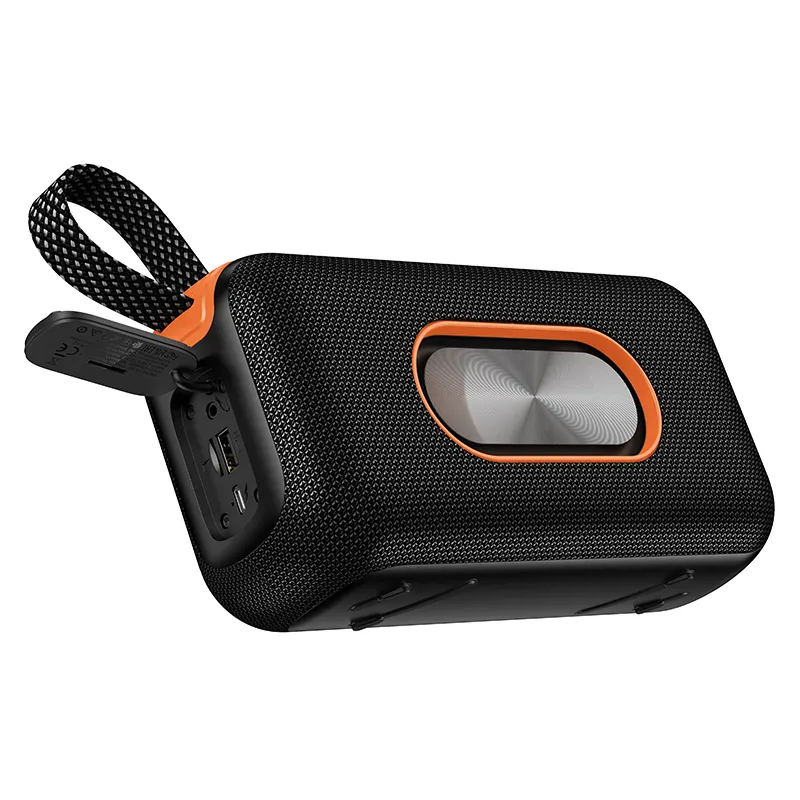 Prenosni Bluetooth zvočnik HOCO HC32, 2 x 10W, TWS, RGB, črn
