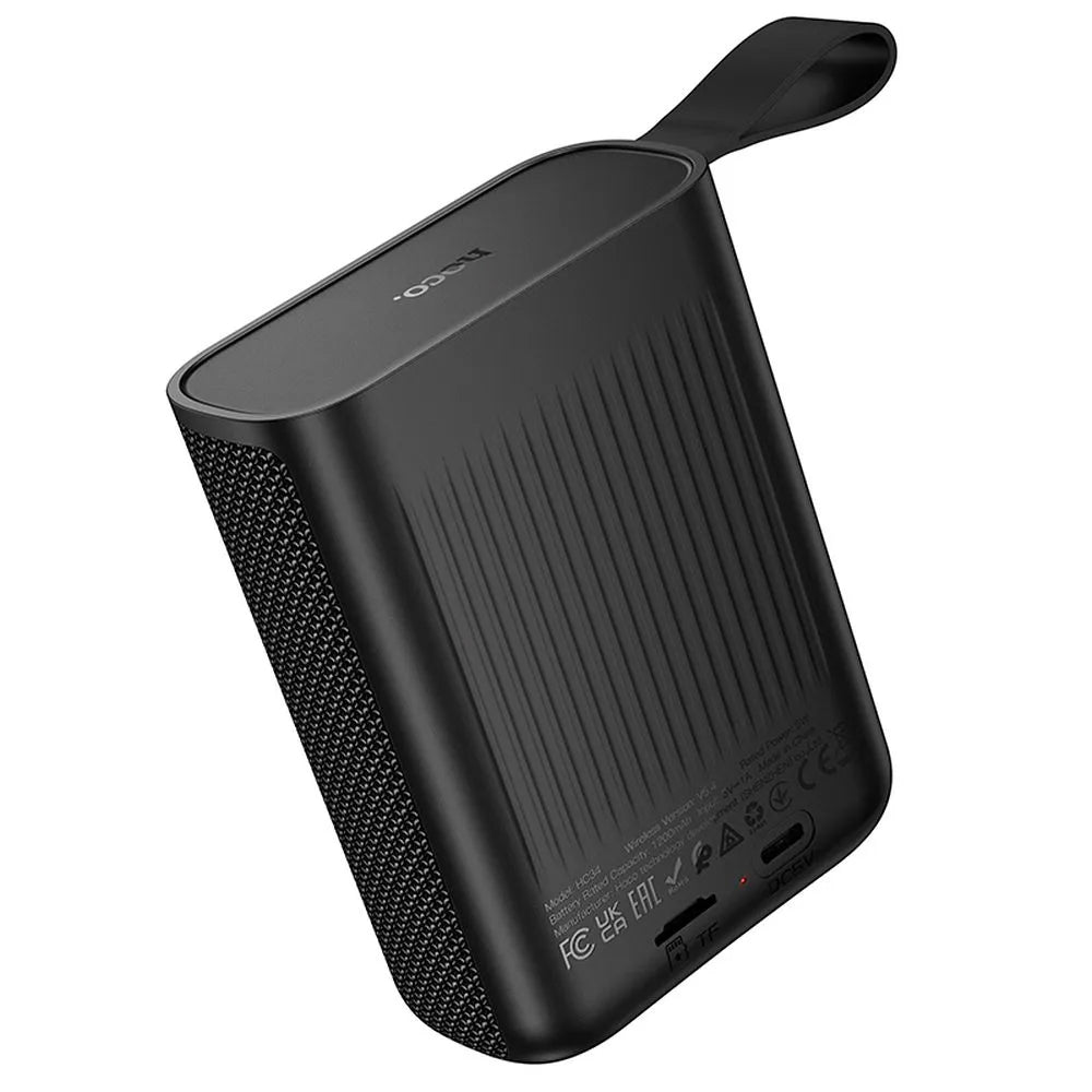 Prenosni Bluetooth zvočnik HOCO HC34, 5W, TWS, vodoodporen, črn