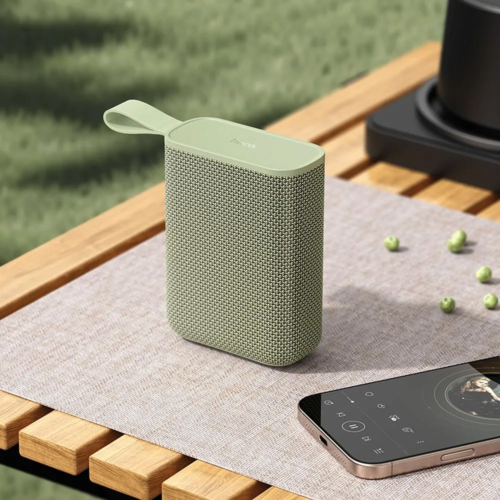 Prenosni Bluetooth zvočnik HOCO HC34, 5W, TWS, vodoodporen, zelen