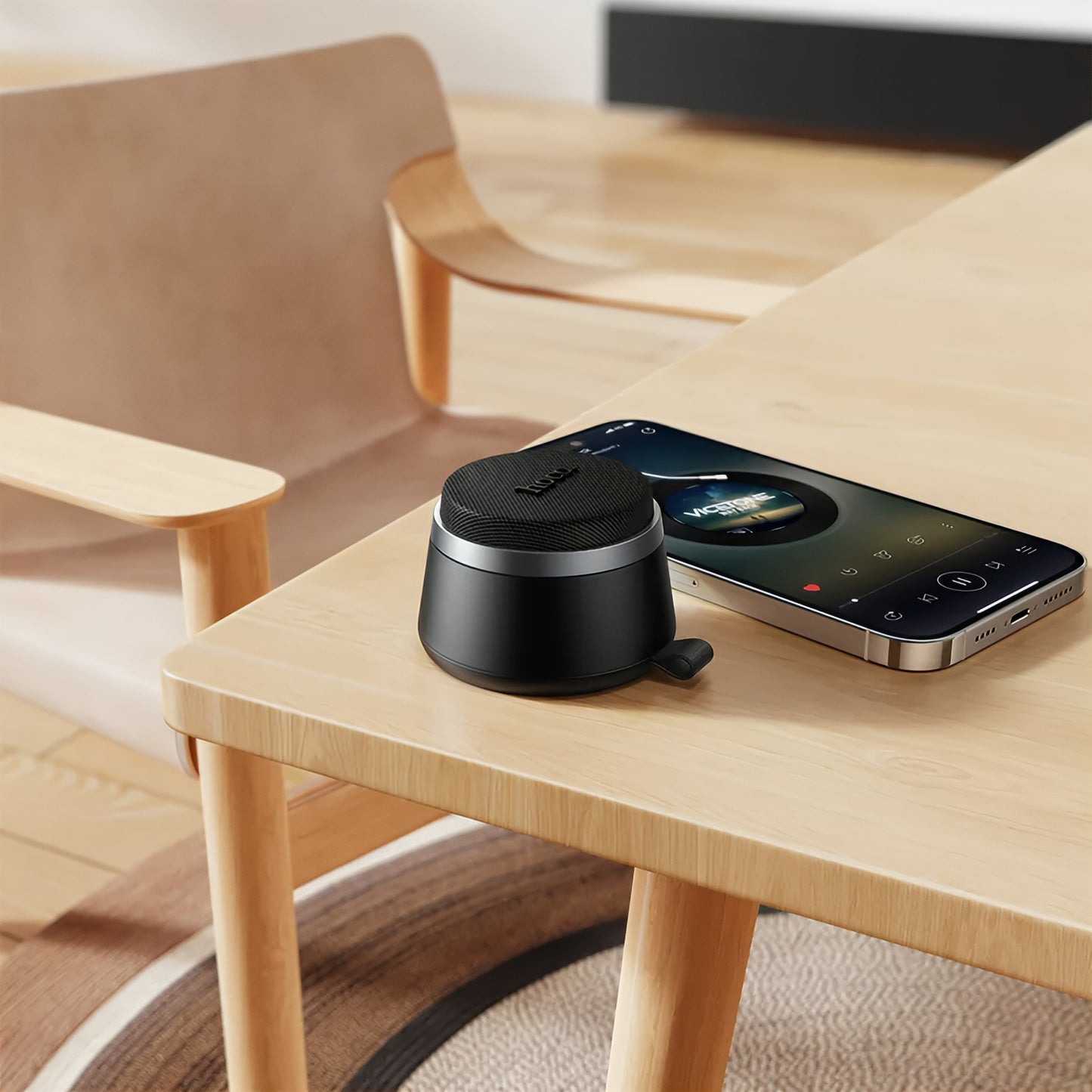 Prenosni Bluetooth zvočnik HOCO HC43 Mini Magnetic, 8W, TWS, črn