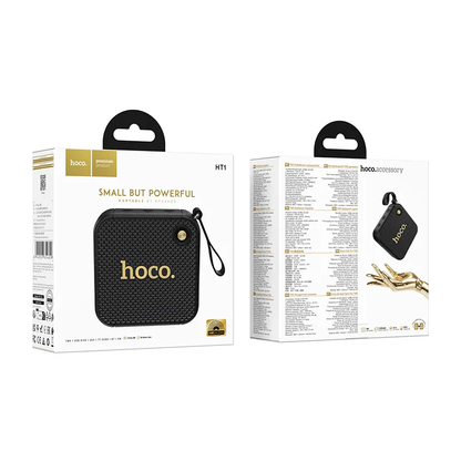 Prenosni Bluetooth zvočnik HOCO HT1, 8W, TWS, Črn