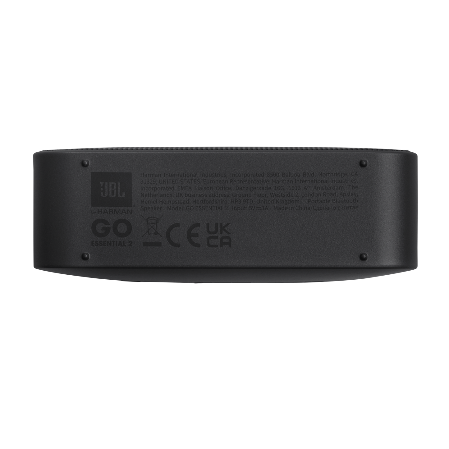 Prenosni Bluetooth zvočnik JBL Go Essential 2, 3.1W, Pro Sound, Vodoodporen, Črn JBLGOES2BLKCN