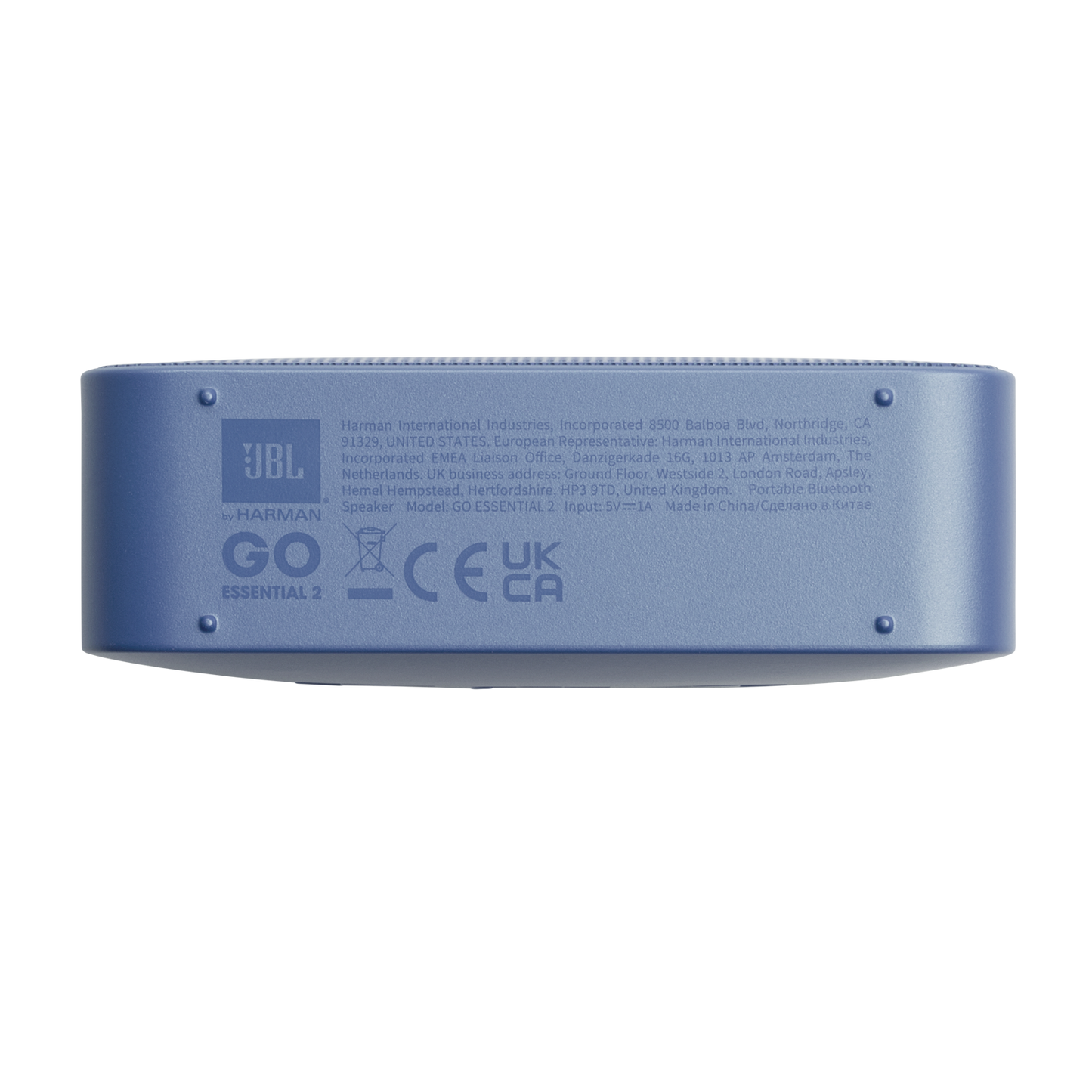 Prenosni Bluetooth zvočnik JBL Go Essential 2, 3.1W, Pro Sound, Vodoodporen, Modra JBLGOES2BLUCN