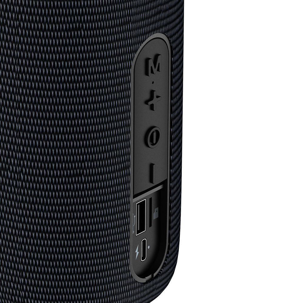 Prenosni Bluetooth zvočnik McDodo BS-1410, 2 x 5W, RGB, vodoodporen, črn