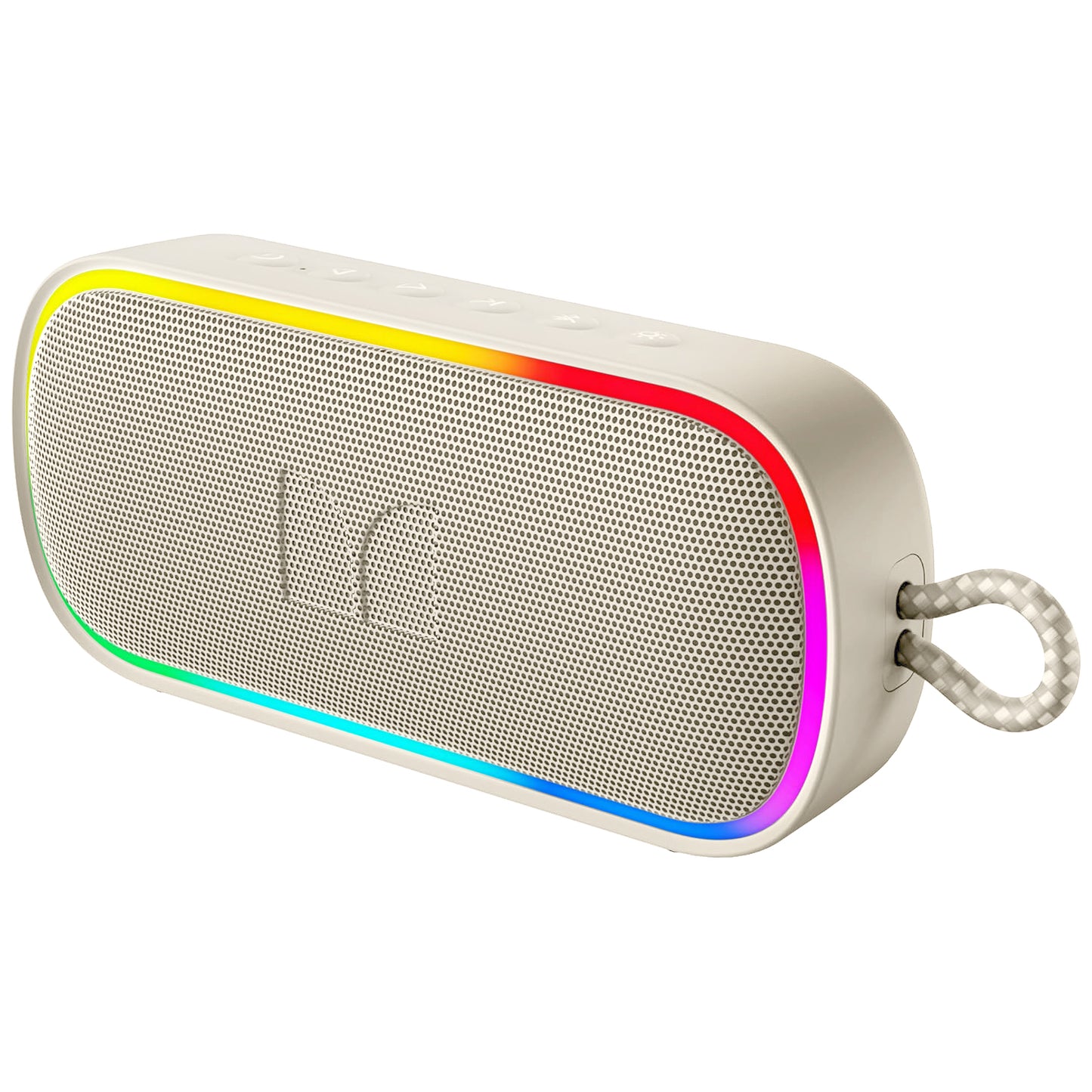 Prenosni Bluetooth zvočnik Monster S150 Plus, 40W, TWS, RGB, vodoodporen, svetlo kremne barve