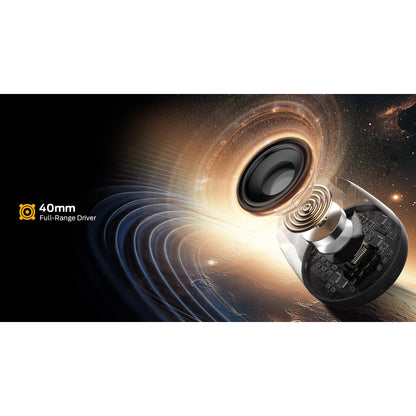 Prenosni Bluetooth zvočnik Monster Mag Flux, 5W, TWS, RGB, Črn