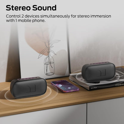 Prenosni Bluetooth zvočnik Monster S150, 14W, TWS, RGB, vodoodporen, črn