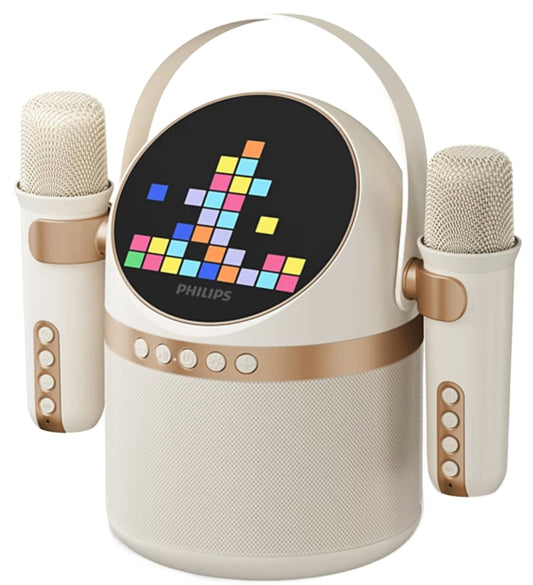 Prenosni Bluetooth zvočnik Philips, 10W, Karaoke, Bež TAS2509WT/00