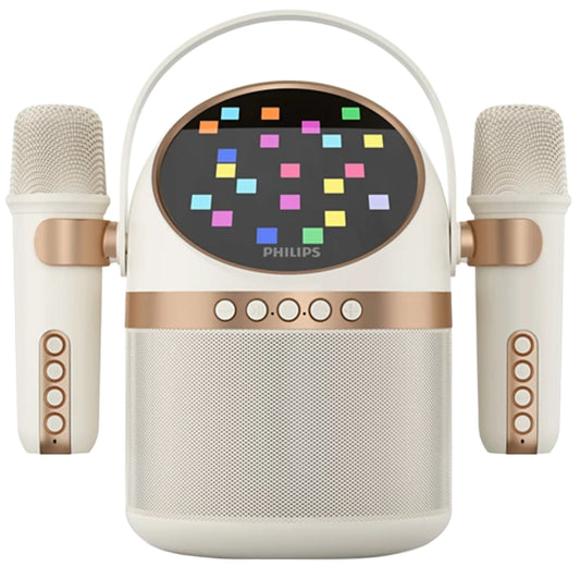 Prenosni Bluetooth zvočnik Philips, 10W, Karaoke, Bež TAS2509WT/00