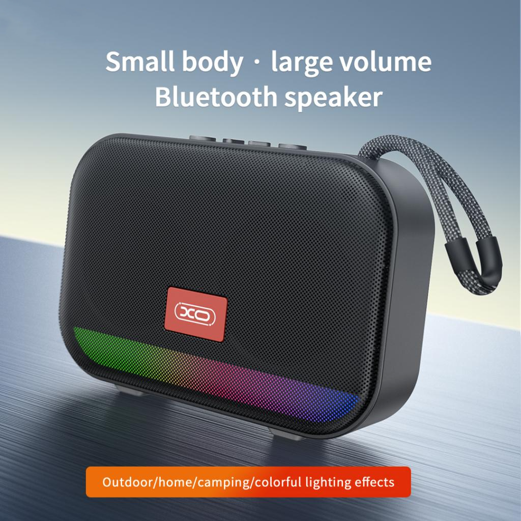 Prenosni Bluetooth zvočnik XO Design F66, 5W, RGB, črn