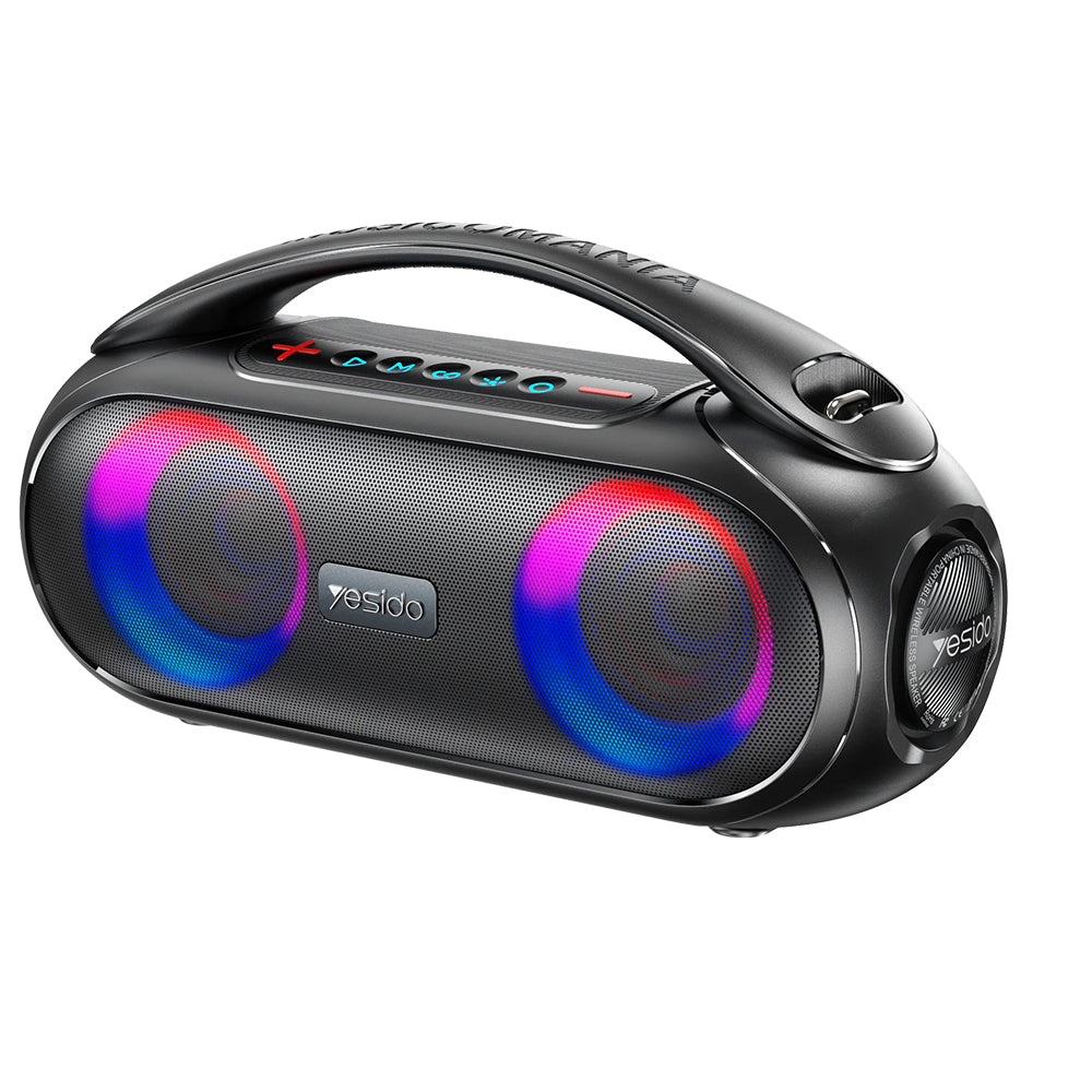 Prenosni Bluetooth zvočnik Yesido YSW19, 40W, RGB, vodoodporen, črn