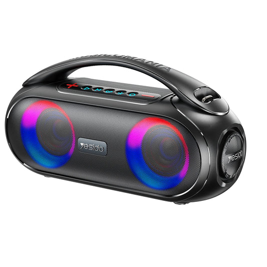 Prenosni Bluetooth zvočnik Yesido YSW19, 40W, RGB, vodoodporen, črn