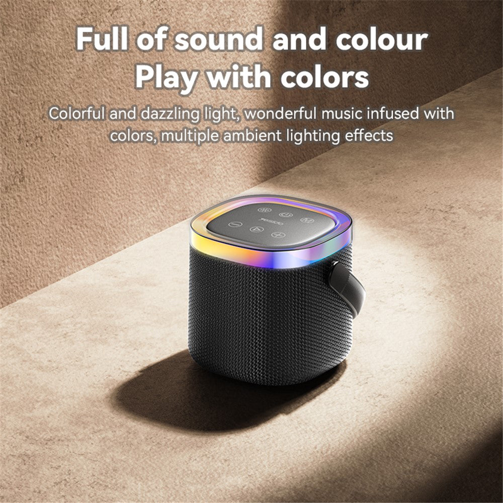 Prenosni Bluetooth zvočnik Yesido YSW25, 5W, RGB, črn