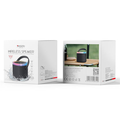 Prenosni Bluetooth zvočnik Yesido YSW25, 5W, RGB, črn