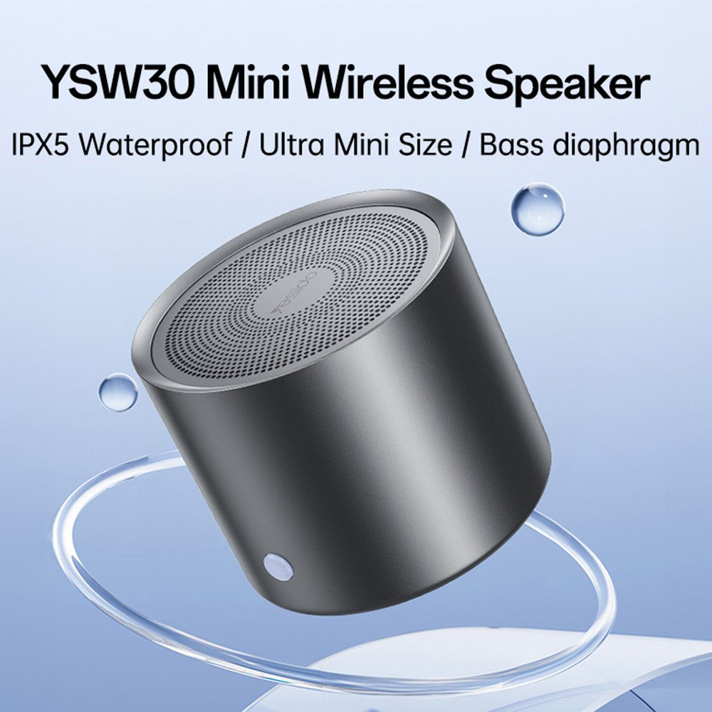 Bluetooth zvočnik Yesido YSW30, 3W, Vodoodporen, Črn