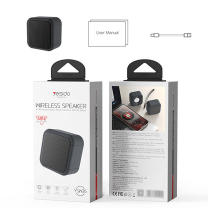 Prenosni Bluetooth zvočnik Yesido YSW35, 5W, TWS, vodoodporen, črn
