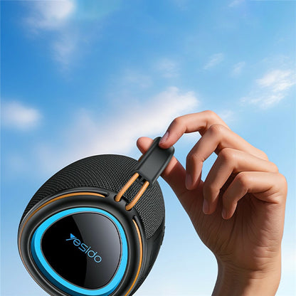 Yesido YSW40 Portable Bluetooth Speaker, 8W, RGB, Black