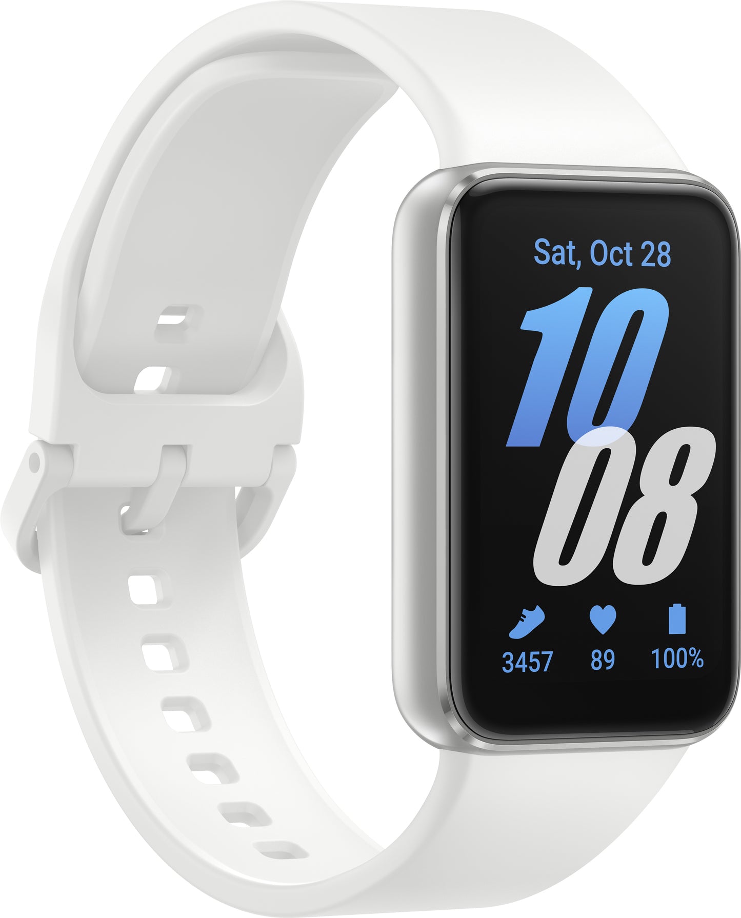 Fitnes zapestnica Samsung Galaxy Fit3, srebrna SM-R390NZSAEUE