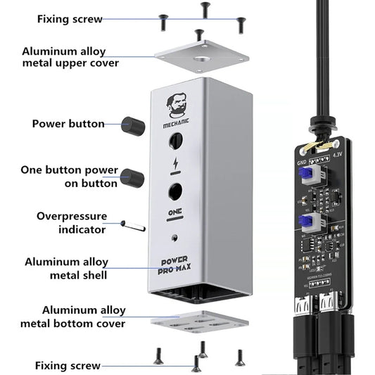 Napajalni kabel Mechanic Power Pro Max za Apple iPhone 6 - 13 Pro Max Series