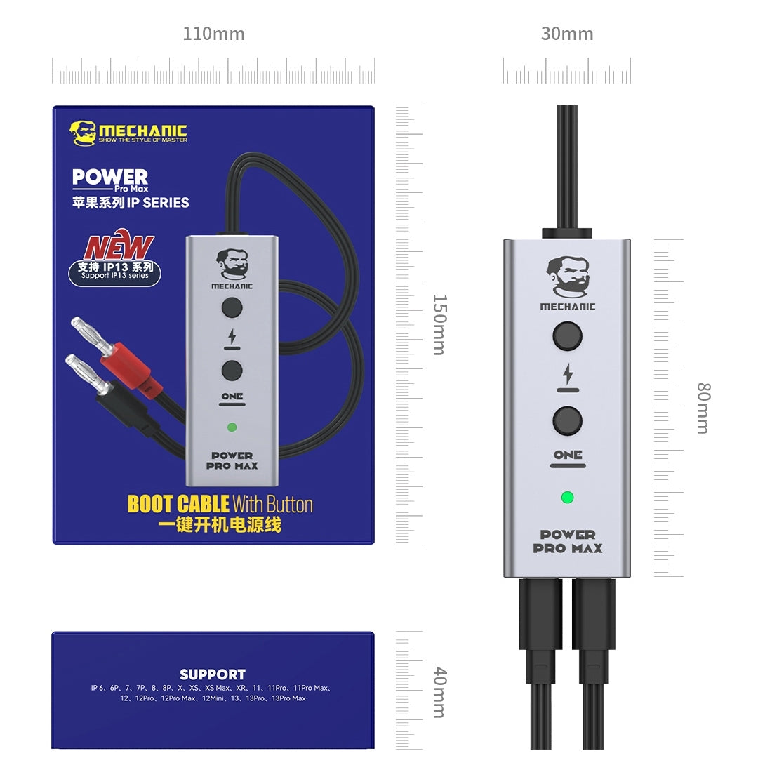 Napajalni kabel Mechanic Power Pro Max za Apple iPhone 6 - 13 Pro Max Series