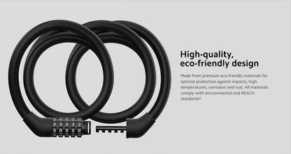 Xiaomi protivlomna ključavnica za električni skiro, črna BHR6751GL