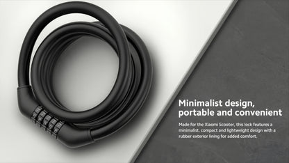 Xiaomi protivlomna ključavnica za električni skiro, črna BHR6751GL