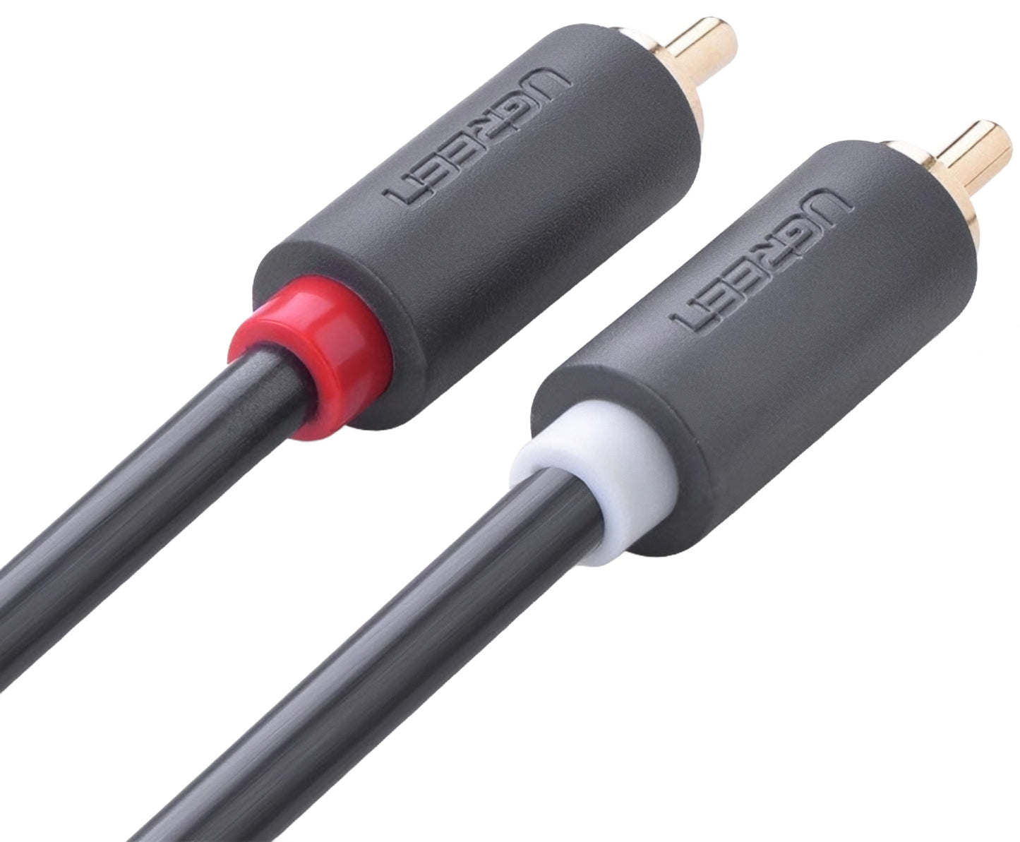Audio kabel UGREEN AV104, 2 x RCA - 2 x RCA, 5m, črn