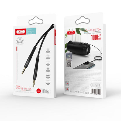 Audio kabel 3.5mm - 3.5mm XO Design NB-R175B, 2m, črn