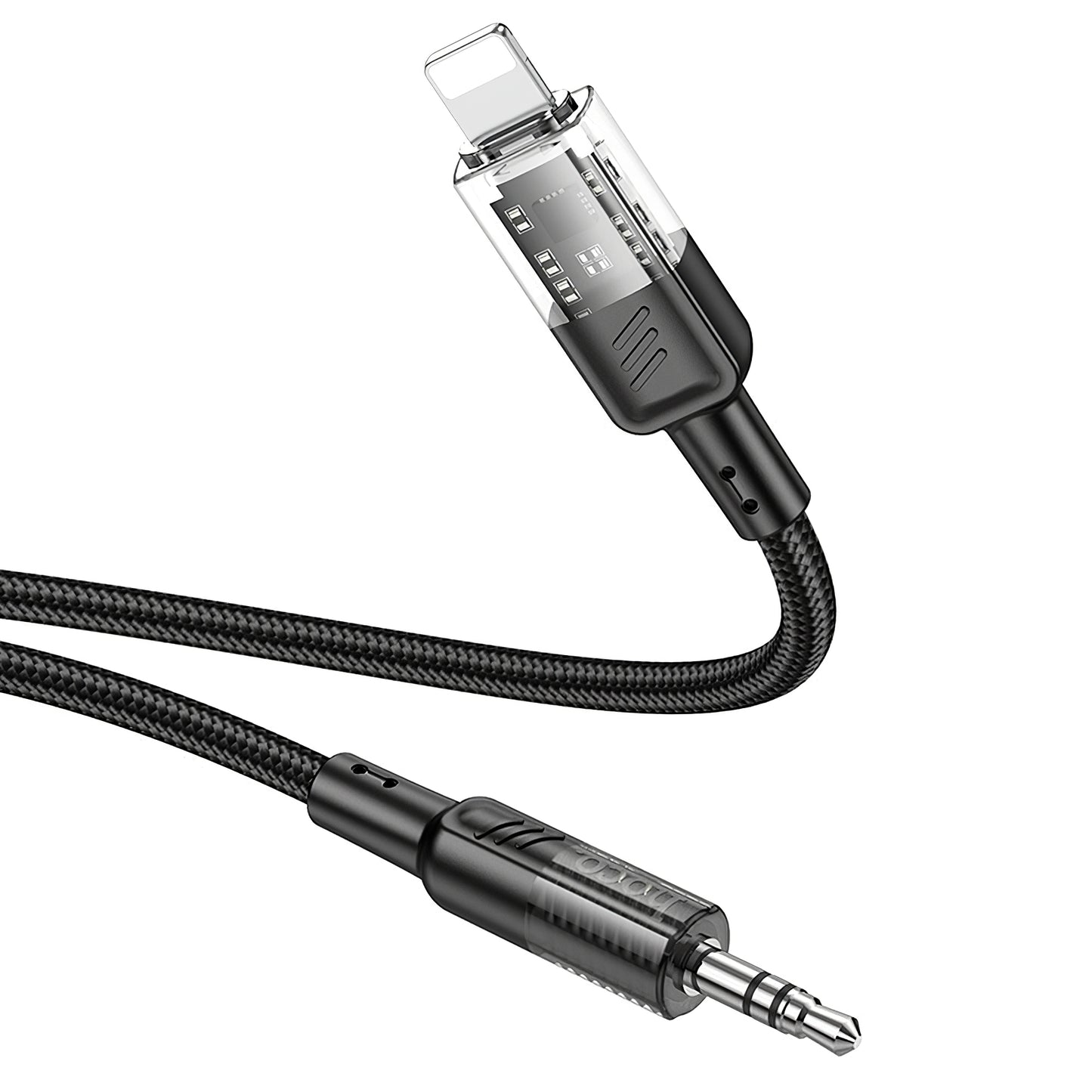 Audio kabel Lightning - 3.5mm HOCO UPA27, 1.2m, črn