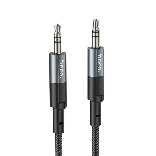 Avdio kabel 3.5mm - 3.5mm HOCO UPA23, 1m, siv