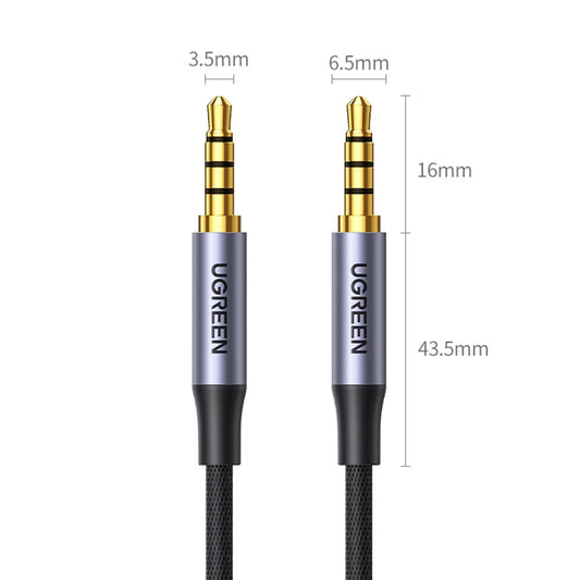 Zvočni kabel 3,5 mm - 3,5 mm UGREEN AV183, 2 m, črn