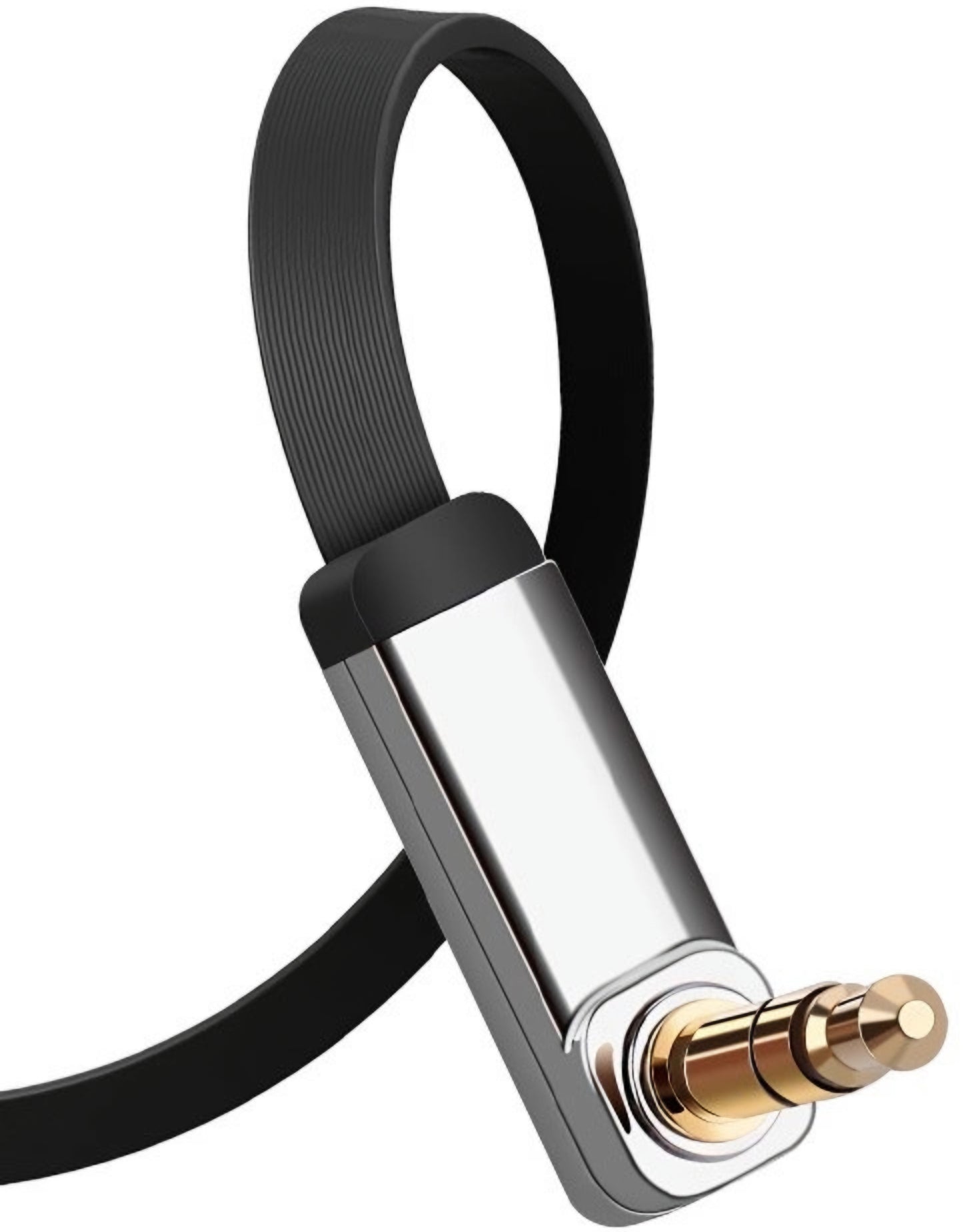 Audio kabel 3.5mm - 3.5mm UGREEN AV119 Angled, 1.5m, črn
