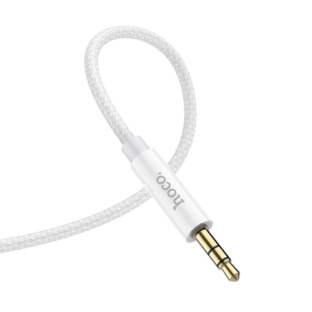 Zvočni kabel 3,5 mm - 3,5 mm HOCO UPA19, 1 m, srebrn 