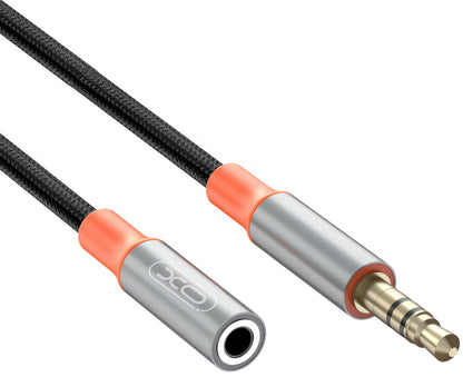 Audio kabel 3.5mm - 3.5mm XO Design NB-R269A, 1m, črn