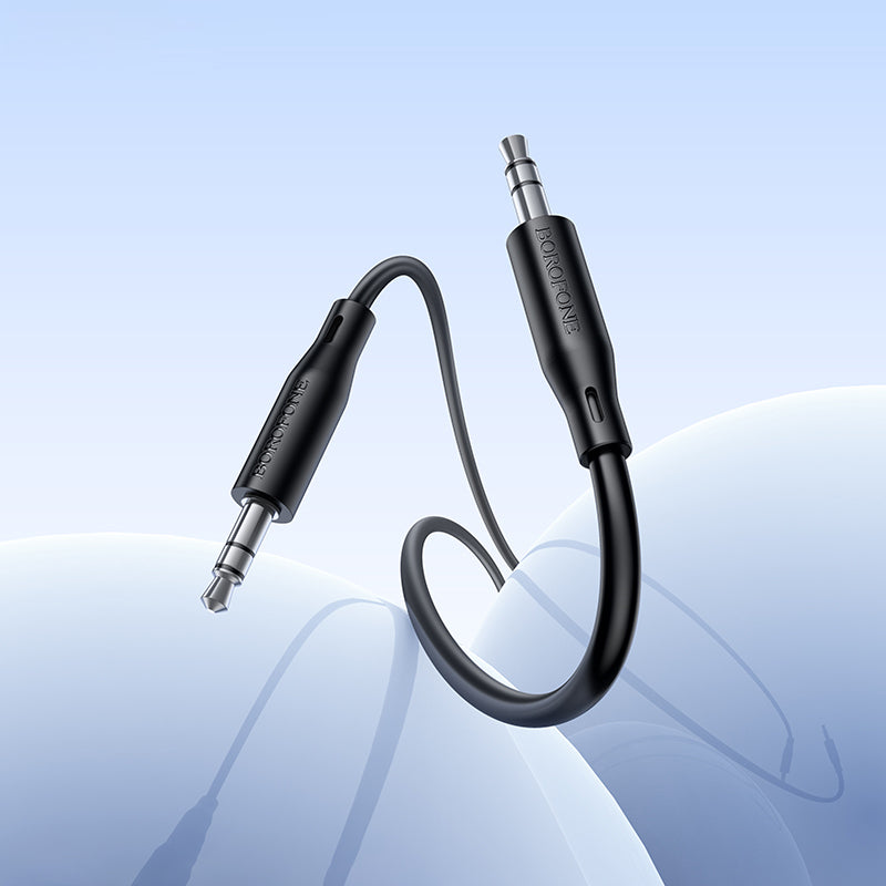 3,5 mm - 3,5 mm avdio kabel Borofone BL26 Standard, 1 m, črn