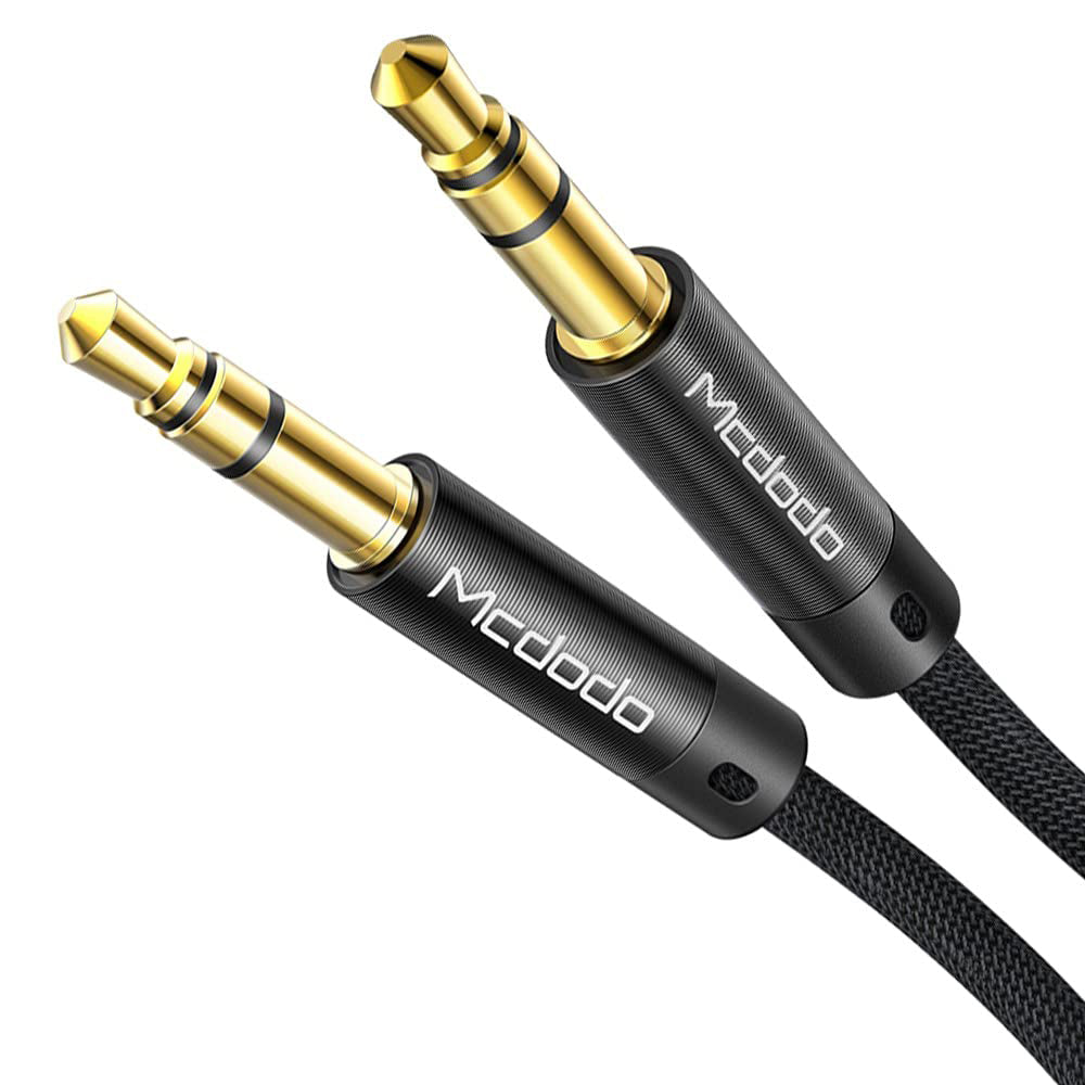 Audio kabel 3.5mm - 3.5mm McDodo CA-6640, 1.2m, črn