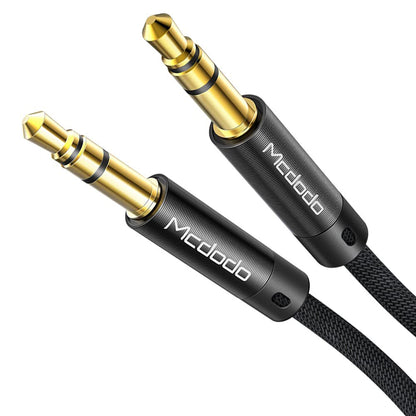 Audio kabel 3.5mm - 3.5mm McDodo CA-6640, 1.2m, črn